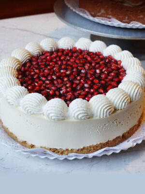 Cheesecake con granada