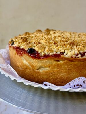 Crumble de frutos rojos